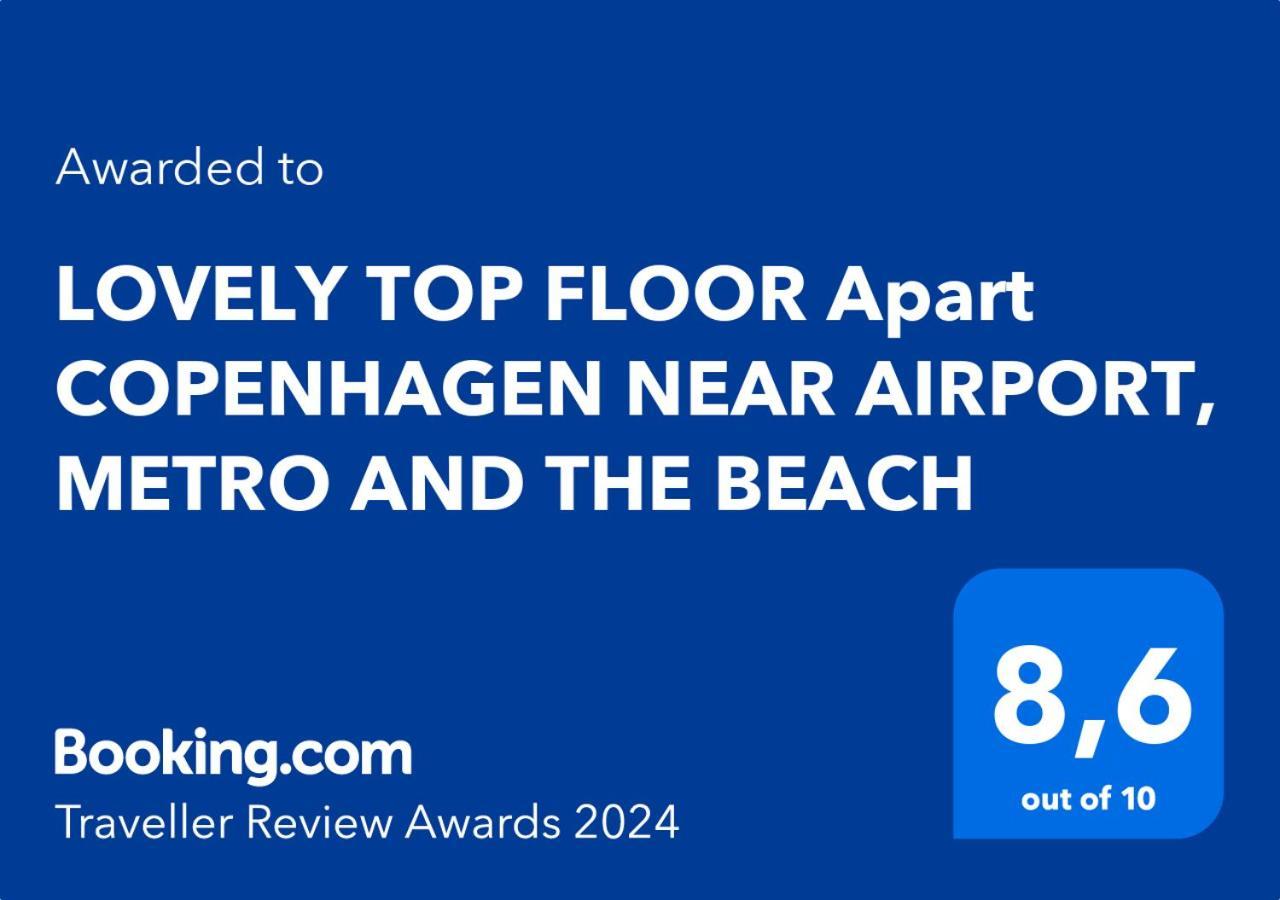 Lovely Top Floor Apart Copenhagen Near Airport, Metro And The Beach Exterior foto